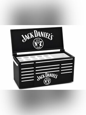 Jack Daniel’s Mini Toolbox Pen And Trinket Holder Desk Top Organizer